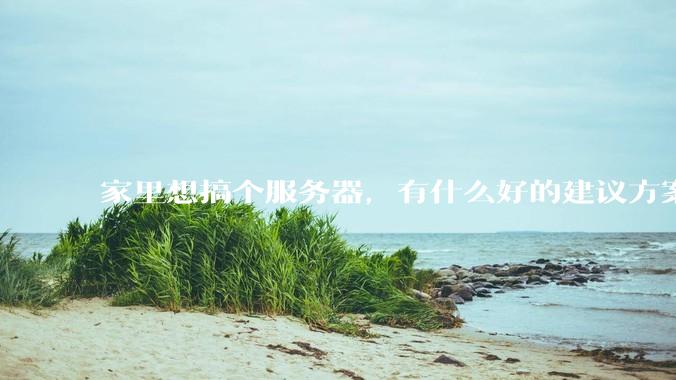 家里想搞个服务器，有什么好的建议方案吗？